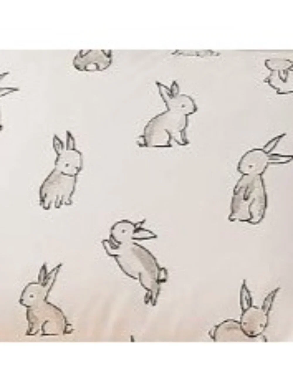 Crate & Kids Pink Bunny Crib Fitted Sheet 28x52x8in Pink Cotton Baby Bed RETIRED